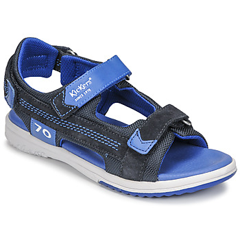 Schoenen Kinderen Sandalen / Open schoenen Kickers PLANE Blauw