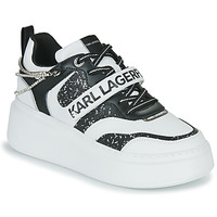 Schoenen Dames Lage sneakers Karl Lagerfeld ANAKAPRI Krystal Strap Lo Lace Wit / Zwart