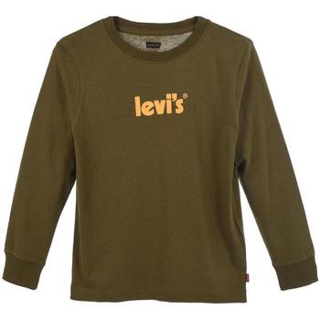 Textiel Jongens T-shirts korte mouwen Levi's  Groen