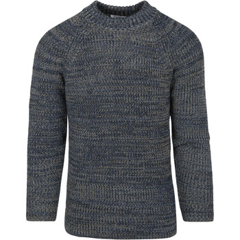 Textiel Heren Sweaters / Sweatshirts Knowledge Cotton Apparel Trui Yarn Blauw Blauw