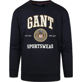 Textiel Heren Sweaters / Sweatshirts Gant Sweater O-Hals Navy Blauw