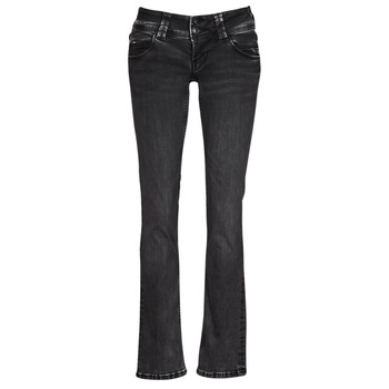 Textiel Dames Straight jeans Pepe jeans VENUS Zwart / Afgewassen