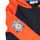 Textiel Jongens Sweaters / Sweatshirts Name it NKMTULAS SWE CARD W HOOD Marine / Oranje