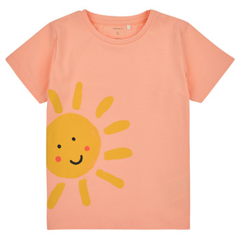 Textiel Jongens T-shirts korte mouwen Name it NMMFAMA SS TOP Oranje