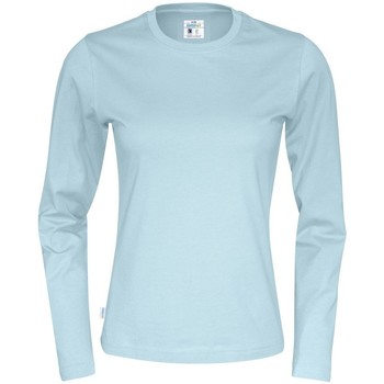 Textiel Dames T-shirts met lange mouwen Cottover  Blauw