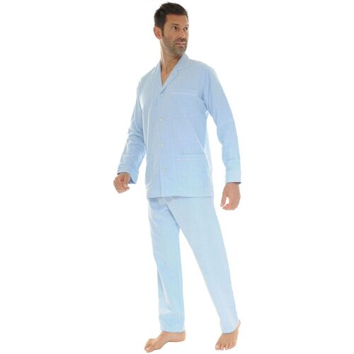 Textiel Heren Pyjama's / nachthemden Christian Cane FLAINE Blauw