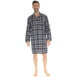 Textiel Heren Pyjama's / nachthemden Christian Cane ISKANDER Blauw