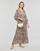 Textiel Dames Lange jurken Betty London ALMENA Luipaard