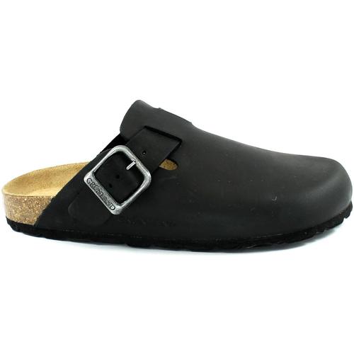 Schoenen Dames Leren slippers Grunland GRU-CCC-CB0967-NE Zwart