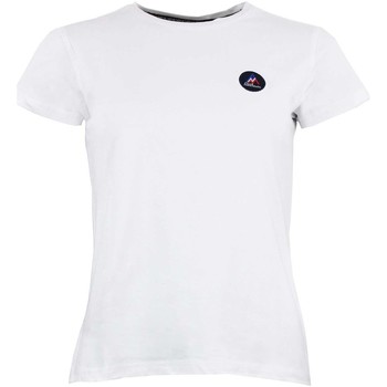 Textiel Dames T-shirts korte mouwen Peak Mountain T-shirt manches courtes femme ACODA Wit