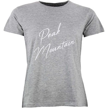 Peak Mountain T-shirt manches courtes femme ATRESOR Grijs