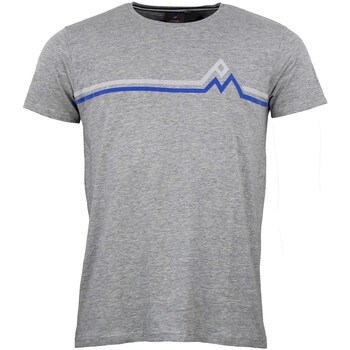 Textiel Heren T-shirts korte mouwen Peak Mountain T-shirt manches courtes homme CASA Grijs
