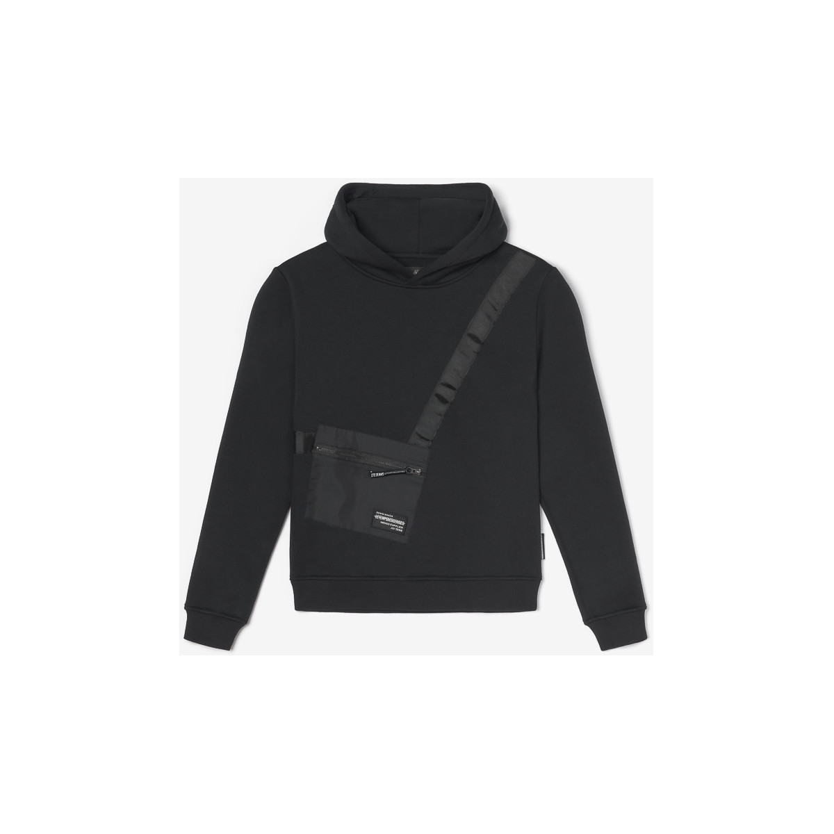 Textiel Jongens Sweaters / Sweatshirts Le Temps des Cerises Sweater met capuchon ITOBO Zwart