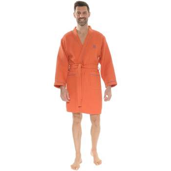 Textiel Heren Pyjama's / nachthemden Christian Cane NORIS Oranje