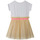Textiel Meisjes Korte jurken Billieblush U12811-10P Wit / Geel