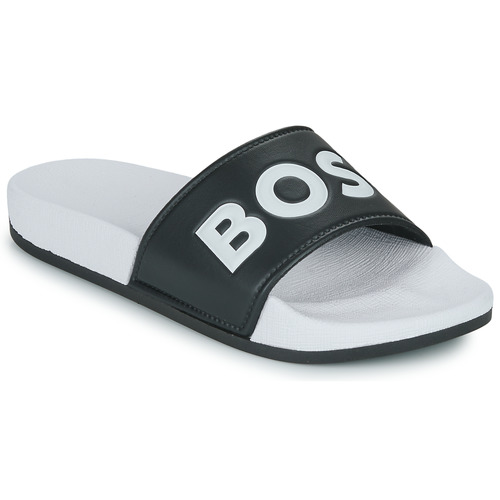 Schoenen Jongens slippers BOSS J29326-09B-J Wit / Zwart