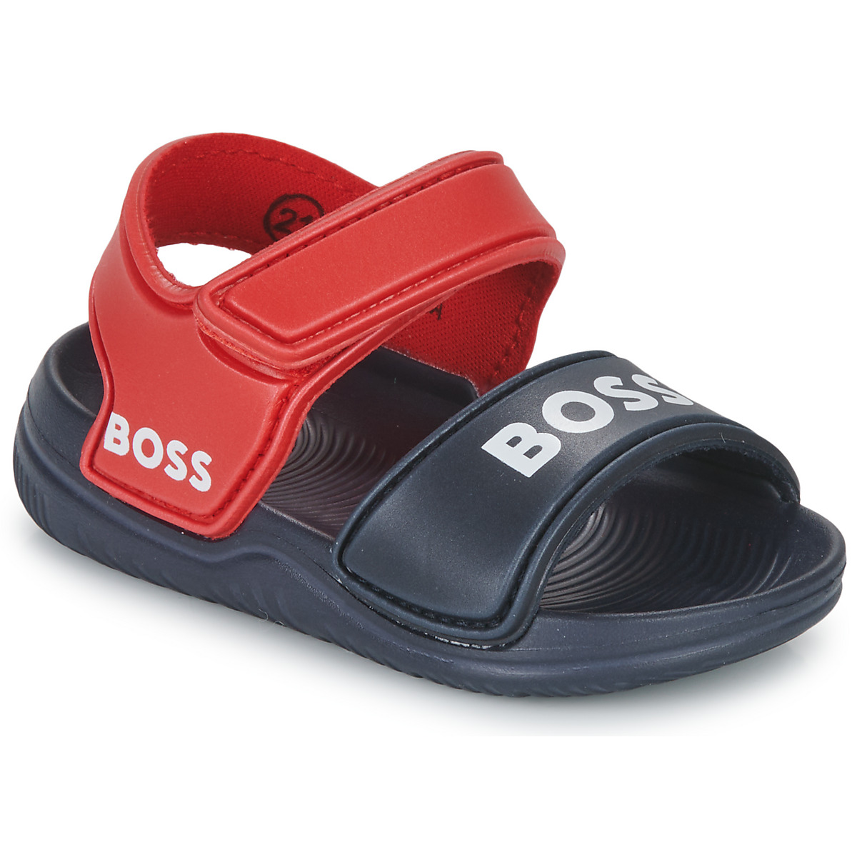 Schoenen Jongens Sandalen / Open schoenen BOSS J09190-849-B Marine / Rood