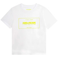 Textiel Jongens T-shirts korte mouwen Zadig & Voltaire X25355-N05-J Wit