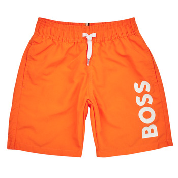 Textiel Jongens Korte broeken / Bermuda's BOSS J24846-401-C Oranje