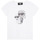 Textiel Meisjes T-shirts korte mouwen Karl Lagerfeld Z15420-10P-C Wit