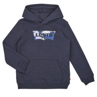 Textiel Jongens Sweaters / Sweatshirts Levi's LVB BATWING FILL HOODIE Marine / Grijs