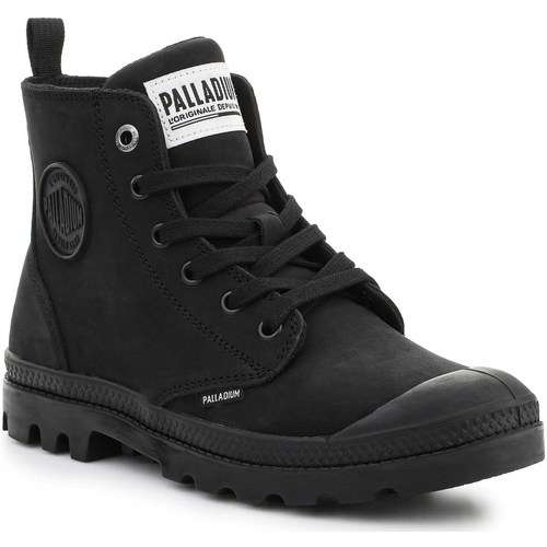 Schoenen Dames Hoge sneakers Palladium Pampa Hi Zip Nbk Black 96440-008-M Zwart