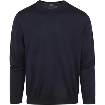 Textiel Heren Sweaters / Sweatshirts Olymp Trui O-Hals Wol Donkerblauw Blauw
