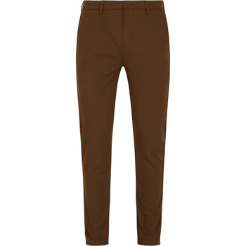 Textiel Heren Broeken / Pantalons Vanguard V12 Chino Donkerbruin Bruin