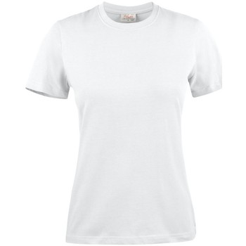 Textiel Dames T-shirts met lange mouwen Printer  Wit