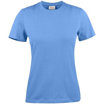 Textiel Dames T-shirts met lange mouwen Printer  Blauw