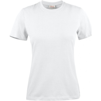 Textiel Dames T-shirts met lange mouwen Printer  Wit
