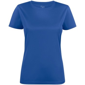 Textiel Dames T-shirts met lange mouwen Printer Red  Blauw