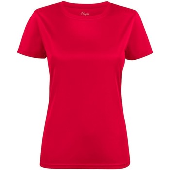 Textiel Dames T-shirts met lange mouwen Printer Red  Rood