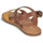 Schoenen Dames Sandalen / Open schoenen Clarks KARSEA STRAP Bruin / Geel