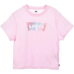 Textiel Meisjes T-shirts & Polo’s Levi's  Roze
