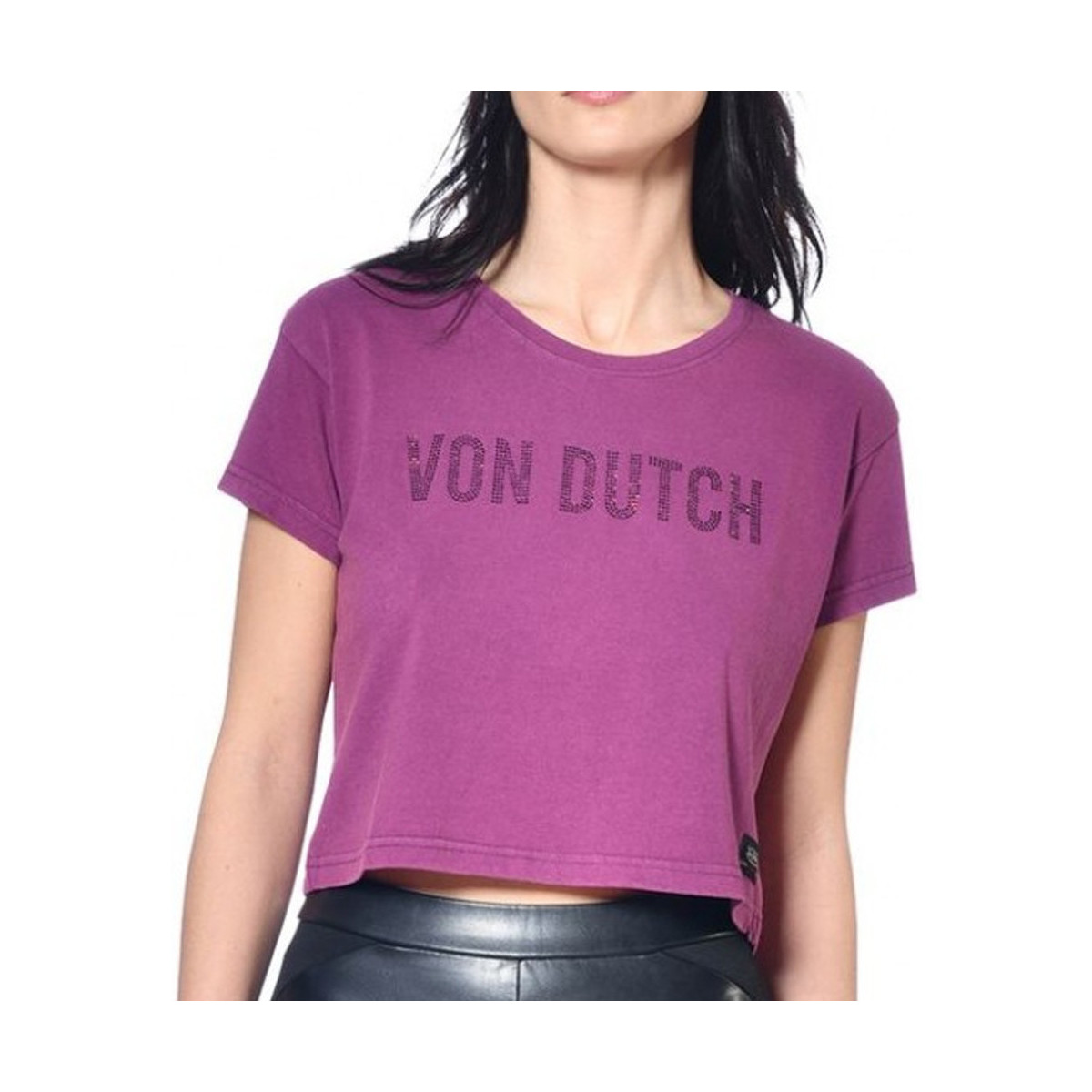 Textiel Dames T-shirts & Polo’s Von Dutch  Violet