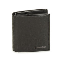 Tassen Heren Portefeuilles Calvin Klein Jeans WARMTH TRIFOLD 6CC W/COIN Zwart
