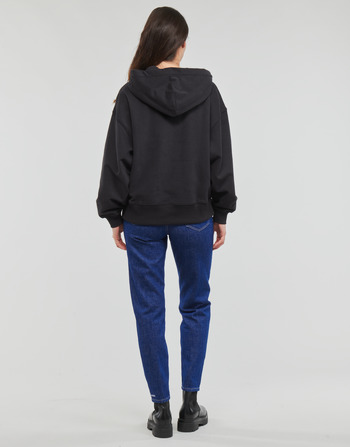 Calvin Klein Jeans MICRO MONOLOGO HOODIE Zwart