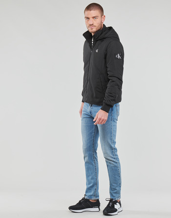 Calvin Klein Jeans HOODED HARRINGTON JACKET Zwart