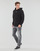 Textiel Heren Sweaters / Sweatshirts Calvin Klein Jeans STACKED LOGO HOODIE Zwart