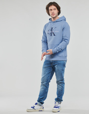 Calvin Klein Jeans MONOLOGO REGULAR HOODIE Blauw