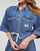 Textiel Dames Korte jurken Calvin Klein Jeans UTILITY BELTED SHIRT DRESS Jeans