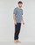 Textiel Heren T-shirts korte mouwen Calvin Klein Jeans S/S CREW NECK Blauw