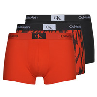 Ondergoed Heren Boxershorts Calvin Klein Jeans TRUNK 3PK X3 Zwart / Rood