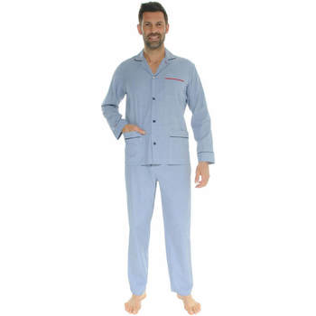 Textiel Heren Pyjama's / nachthemden Le Pyjama Français PRECIEUX Blauw