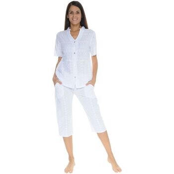 Textiel Dames Pyjama's / nachthemden Pilus OSCARINE Wit