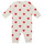 Textiel Kinderen Pyjama's / nachthemden Petit Bateau A00E901 Wit / Rood