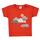 Textiel Kinderen T-shirts korte mouwen Petit Bateau FAON Oranje
