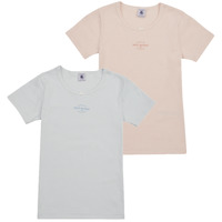Textiel Meisjes T-shirts korte mouwen Petit Bateau A07A900 X3 Multicolour