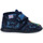 Schoenen Jongens Leren slippers Grunland BLU 54DALY Blauw